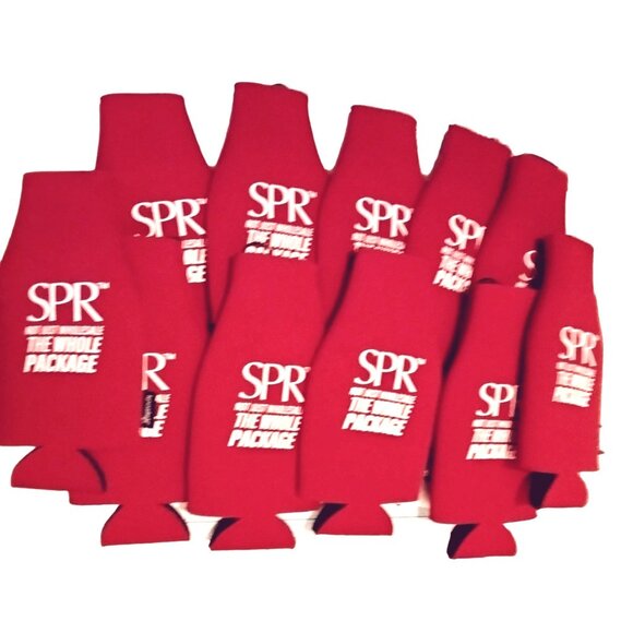 Red SPR Koozie Bottle Coolers Red Zipper Not wholesale the whole package Lot 11 - Picture 1 of 5